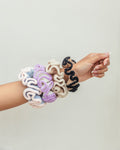 Cotton Crochet Scrunchie Set